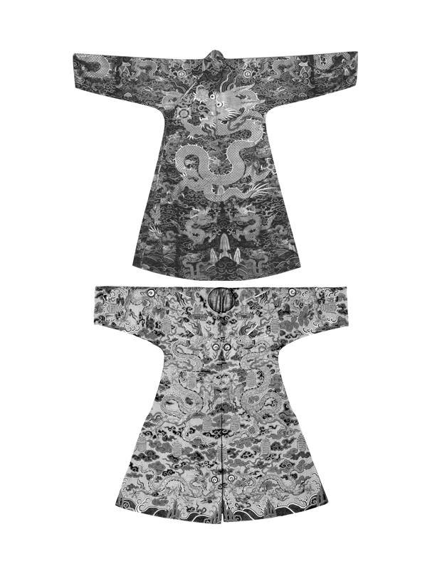 龙袍织锦图片
