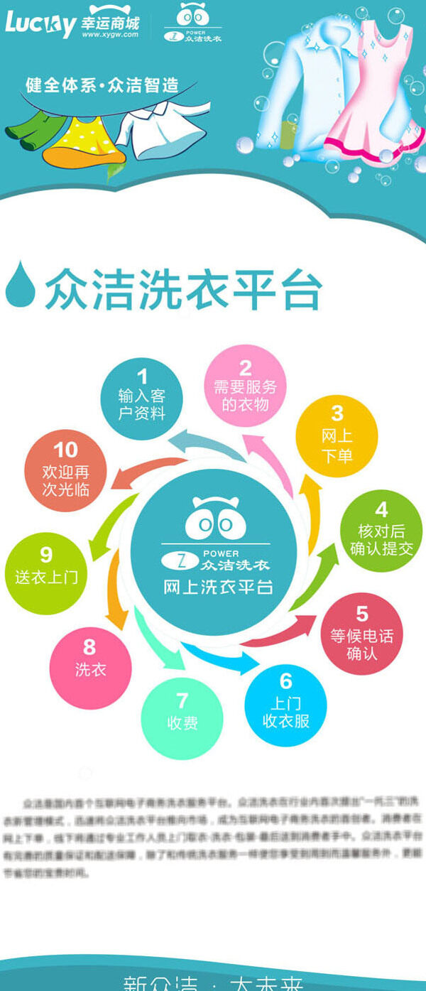 洗衣平臺x展架