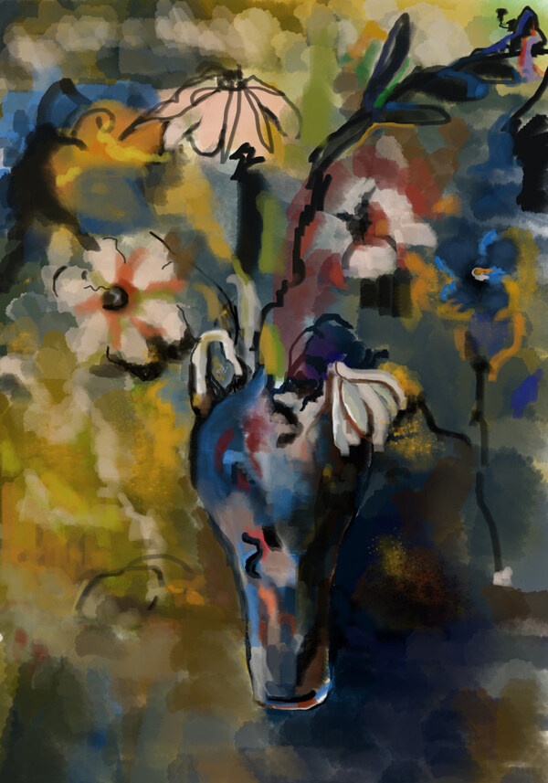 位圖插畫時尚插畫植物插畫藝術效果免費素材