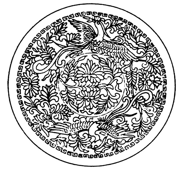 花鳥圖案傳統(tǒng)裝飾0074