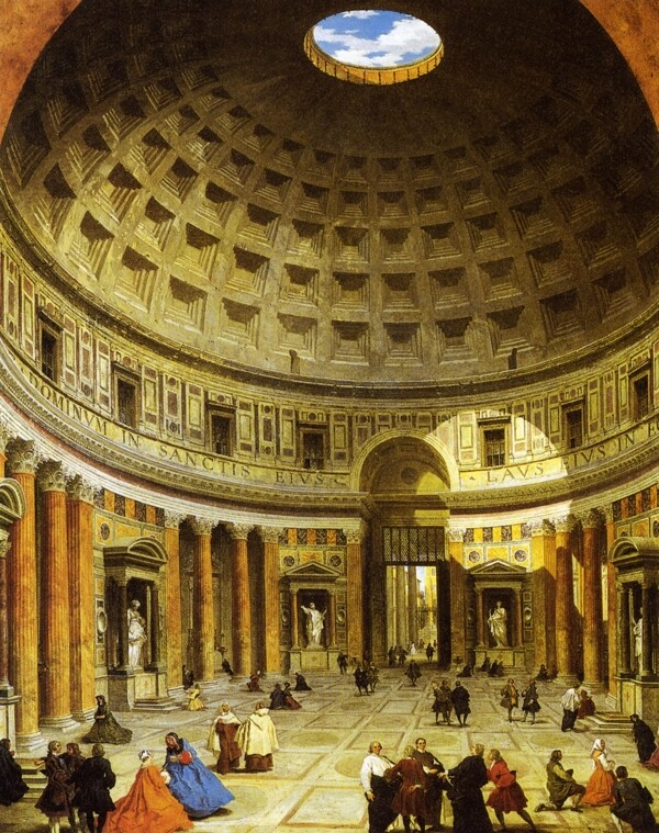 罗马万神庙绘画