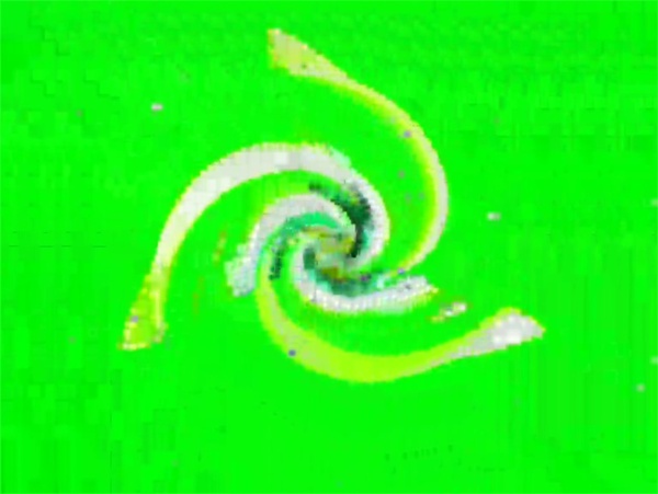 绿螺旋丸视频素材