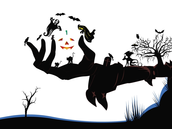 萬圣節(jié)插畫