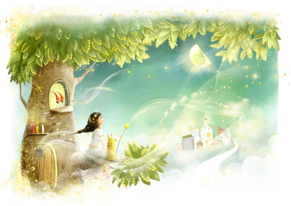 夢幻插畫4圖片