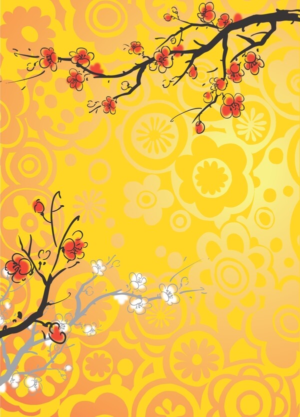 矢量梅花