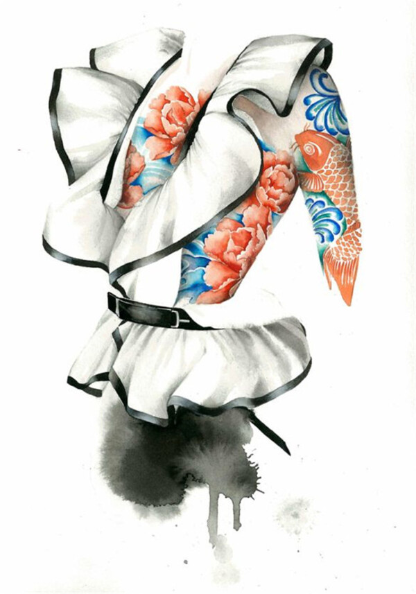 時(shí)尚女裝設(shè)計(jì)圖