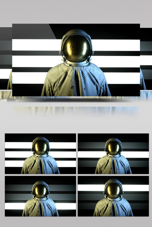 太空人动态视频素材