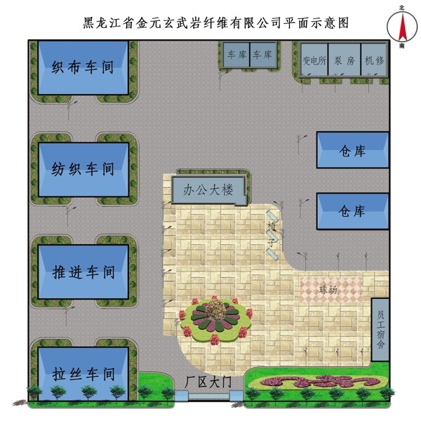 廠(chǎng)區(qū)平面圖圖片