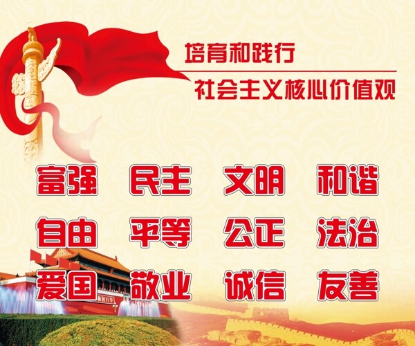 社會(huì)主義核心價(jià)值觀圖片