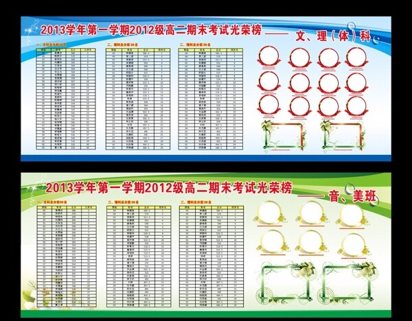 光榮榜圖片