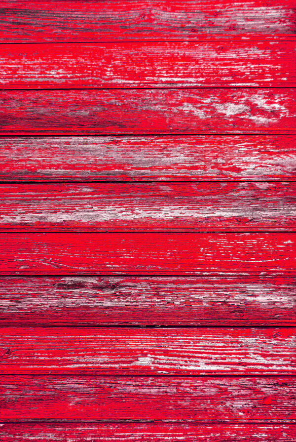 红色木板木纹图片