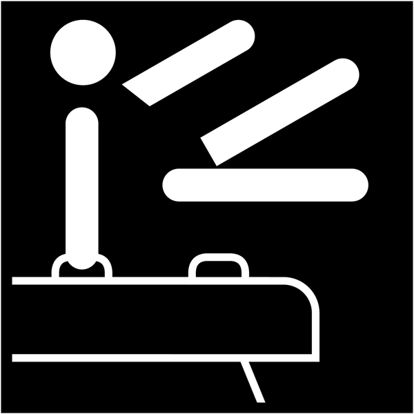 體操運(yùn)動(dòng)人物矢量圖