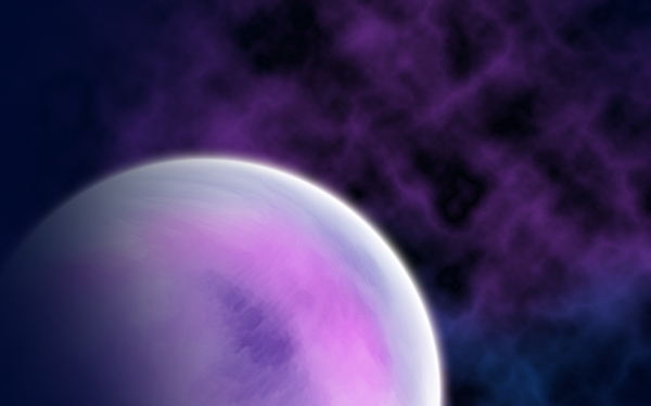 紫色星空