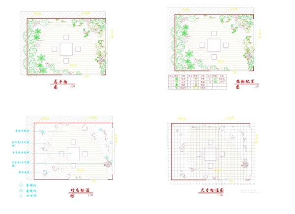 某私家花园景观设计平面图