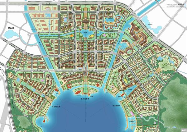 47.大连开发区小窑湾中心区概念性规划设计I.CAD