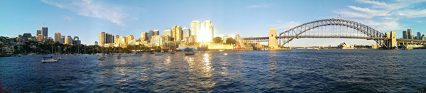 悉尼港落日余晖图片