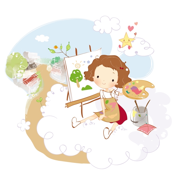 最新韓國矢量卡通素材700