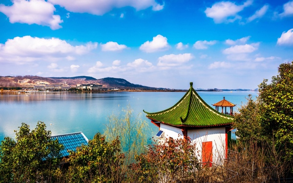 南京六合金牛湖风景