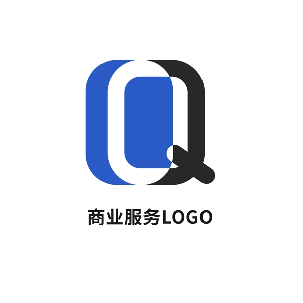 简约大气科技金融公司企业服务logo标识