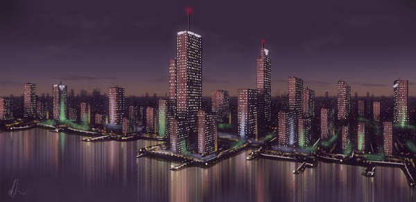 夜的城市