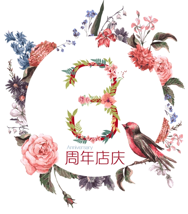 花紋海報