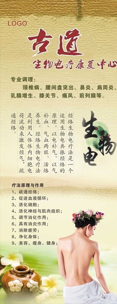 生物電展架