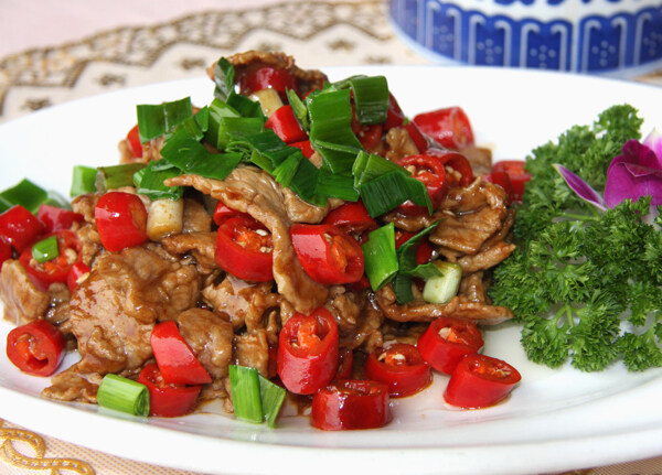 小炒黃牛肉圖片