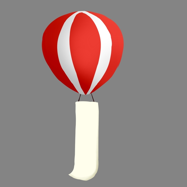 插画风氢气球广告横幅