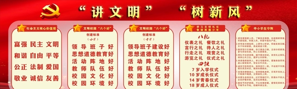 學(xué)校展板