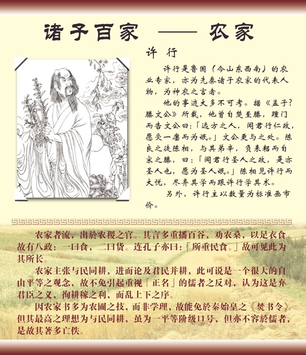 諸子百家農(nóng)家