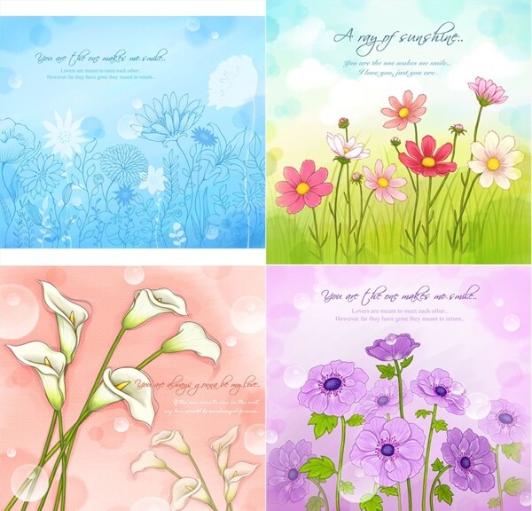 花卉背景图案图片