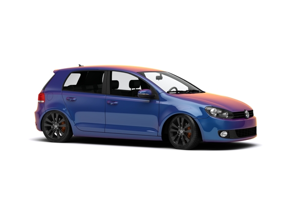 藍(lán)色商務(wù)車攝影圖片