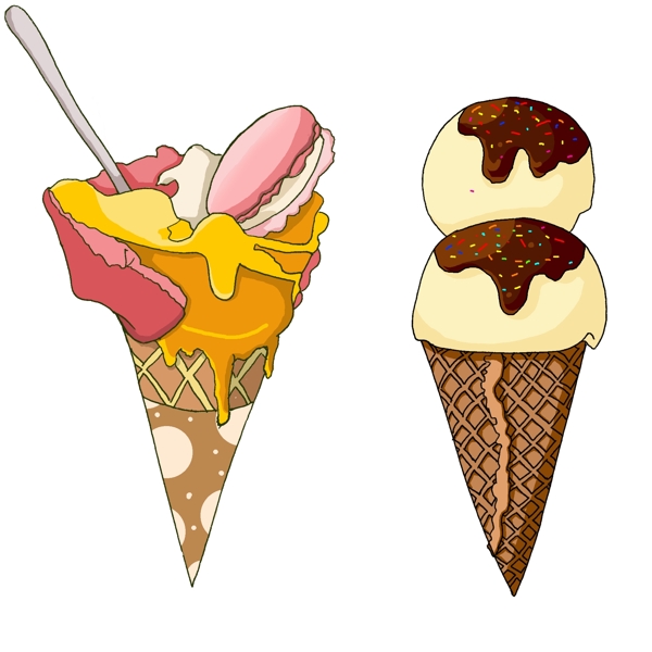 巧克力冰淇凌冰淇淋冰棍冰淇凌球