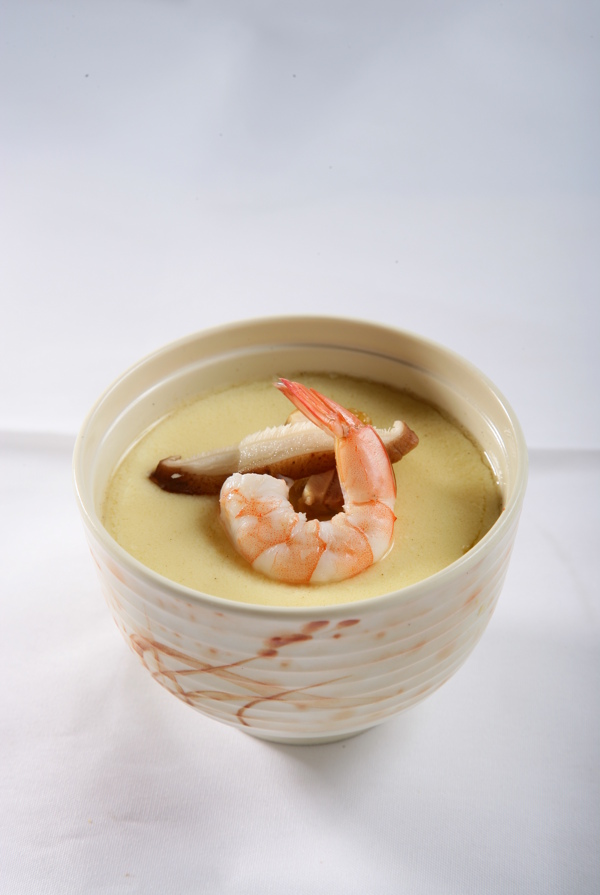 冬菇鮮蝦牛奶湯圖片