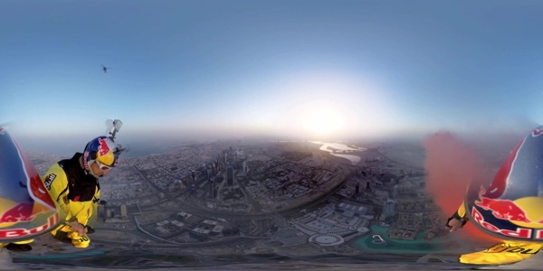 迪拜塔翼装跳伞VR视频