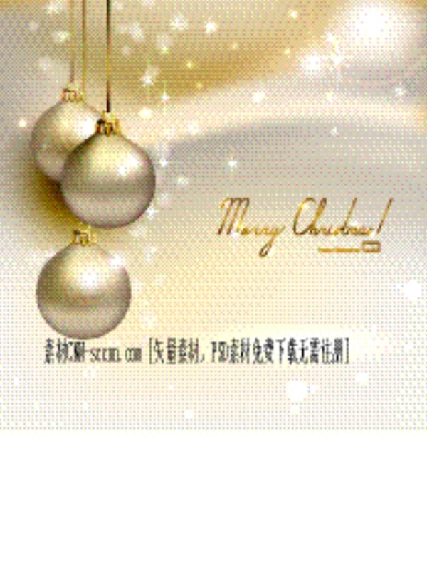 矢量素材精美圣誕背景