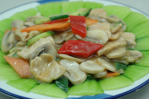 口蘑肉片圖片