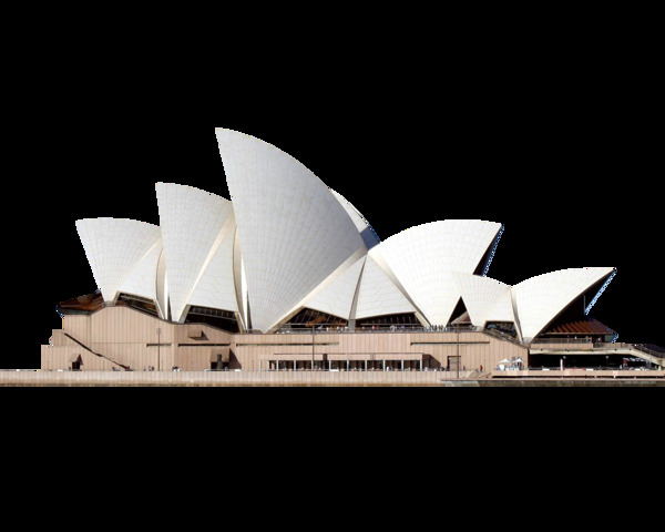 悉尼歌剧院实景png元素