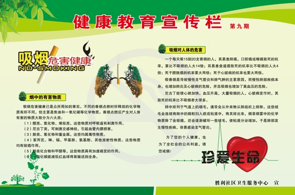 健康教育宣傳欄
