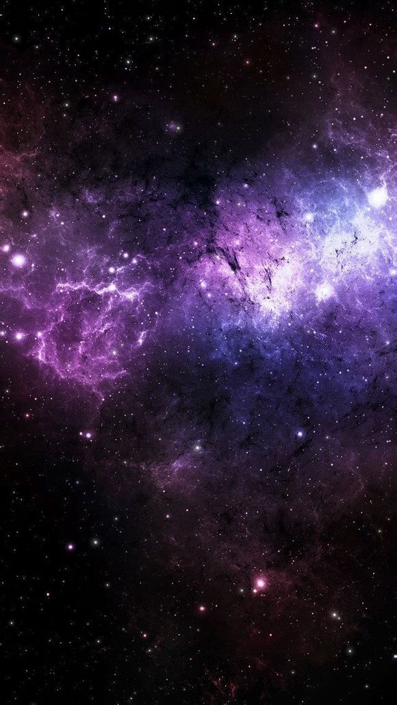 紫色漸變星空