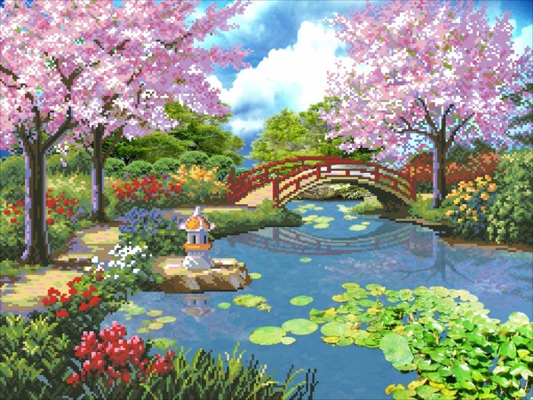 zc美麗河塘82X64