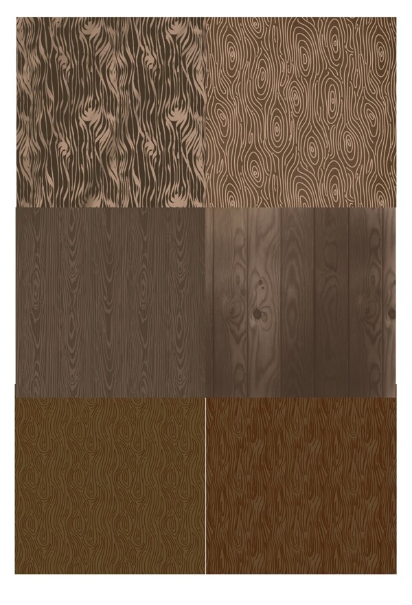 木板木纹棕色简单木条卡通简笔画简约勾线免扣合集