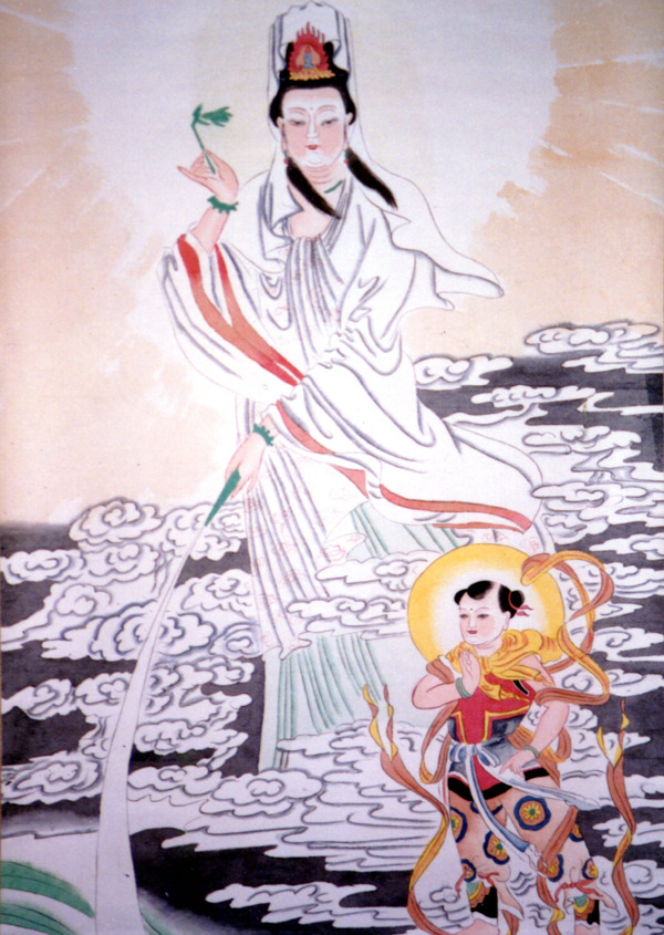 觀音神仙佛像國畫0040