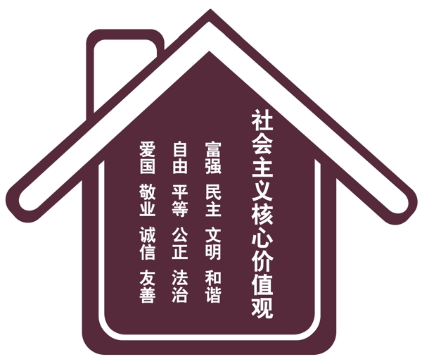 社會(huì)主義核心價(jià)值觀(guān)草地牌