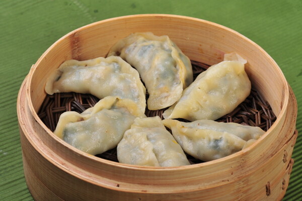 精美蒸餃圖片