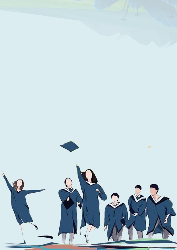 毕业海报背景展板背景
