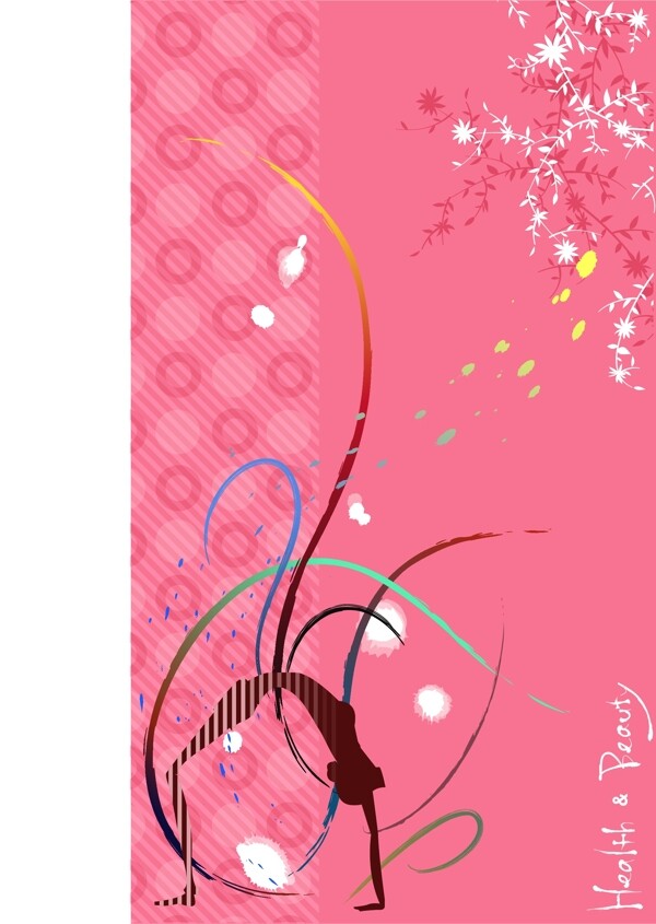 印花矢量圖時尚休閑女裝插畫抽象免費素材