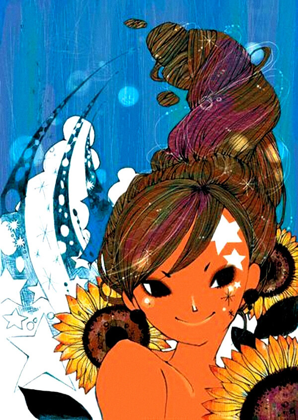 位圖抽象人物女人美女免費(fèi)素材