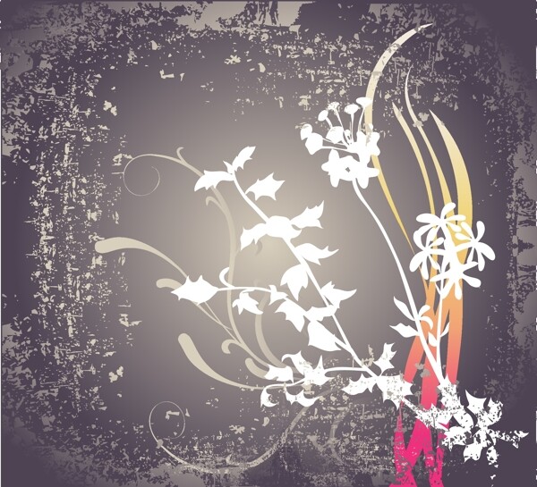 歐美花紋4019矢量EPS