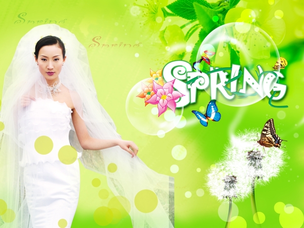 婚紗攝影模板圖片